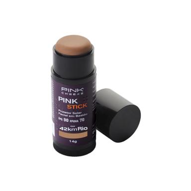 PROTETOR SOLAR E BASE PINK STICK FPS90 FPUVA70 42KM RIO - 14G - PINK CHEEKS