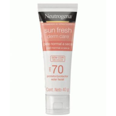 NEUTROGENA SUN FRESH DRY FPS 70  PROTETOR SOLAR FACIAL SEM COR 40G