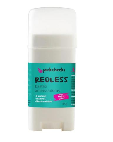 PINKCHEEKS REDLESS BASTAO ANTIASSADURAS C FILTRO SOLAR 45G