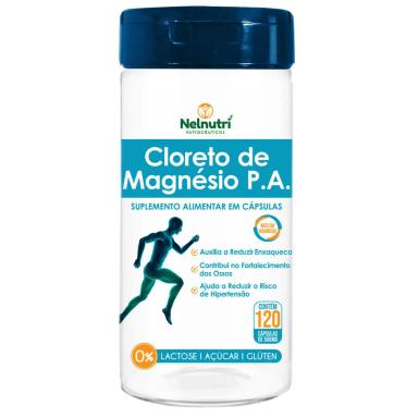 CLORETO MAGNéSIO P.A. 120 CáPS - NELNUTRI