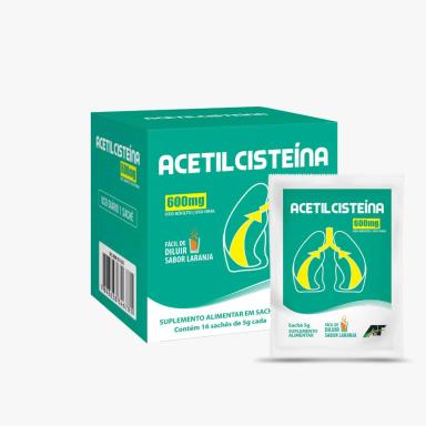 ACETILCISTEINA 600MG C/ 16 SACHêS - EUROFITO