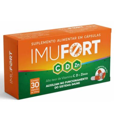 IMUFORT C, D E ZINCO 30 CáPS - EUROFITO