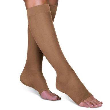 MEIA 3/4 SUAVE COMPRESSãO SEM PONTEIRA 13-17MMHG KENDALL G MEL