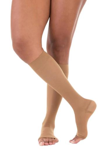 MEIA PANTURRILHA AD 20-30 COMFORTLINE ABERTA COTTON VENOSAN P