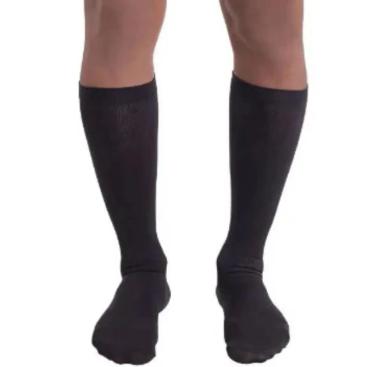 MEIA MASCULINA MEDIA COMPRESSãO COM PONTEIRA 18-21MMHG KENDALL G