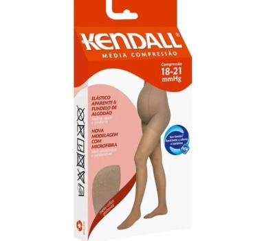 MEIA-CALçA GESTANTE KENDALL MéDIA COMPRESSãO COM PONTEIRA P