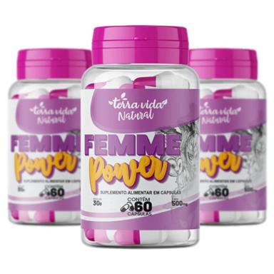 3 FEMME POWER MASSA MUSCULAR CRESCIMENTO BUMBUM, COXAS E GLúTEOS