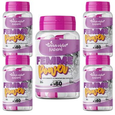 5 FEMME POWER MASSA MUSCULAR CRESCIMENTO BUMBUM, COXAS E GLúTEOS