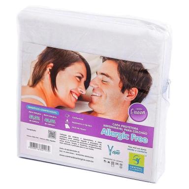 CAPA PROTETORA COLCHãO QUEEN 1,58MX1,98MX30CM ZíPER - UND