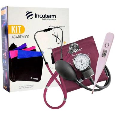 KIT ACADêMICO INCOTERM KA100 - BORDô