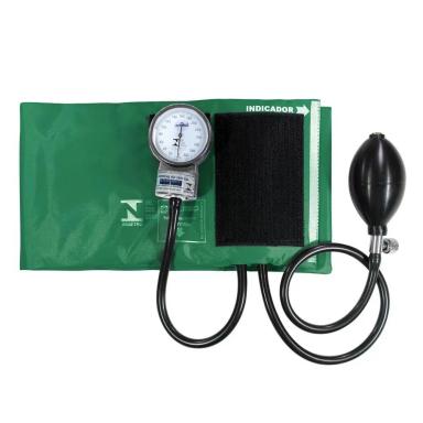 Aparelho De Pressão P.A. Med Adulto - Nylon - Velcro - Verde