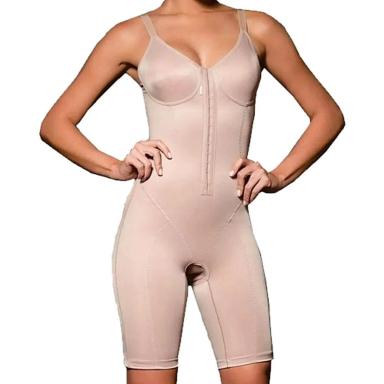 MODELADOR FEMININO 1/2 PERNA ABERT. FRONTAL CHOCOLATE TAM 46
