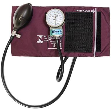 APARELHO DE PRESSãO P.A. MED ADULTO - NYLON - VELCRO - BORDô