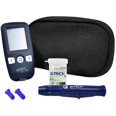 APARELHO DE GLICEMIA G-TECH FREE MEDIDOR DE GLICOSE G-TECH FREE