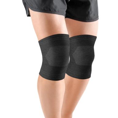 JOELHEIRA ELáSTICA BAMBOO HIDROLIGHT - PRETA - TAMANHO P