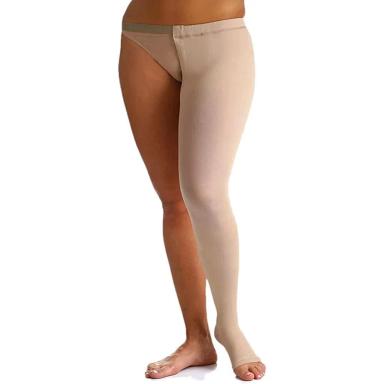 MEIA 7/8 CINTA SIGVARIS 20-30MMHG ABERTA NATURAL ESQUERDO M1
