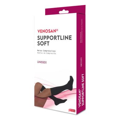 MEIA 3/4 SUPPORTLINE SOFT VENOSAN 18-22MMHG MARROM TAM P