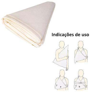 BANDAGEM TRIANGULAR ALGODãO CRU VIDARESGATE TAM G - UNIDADE