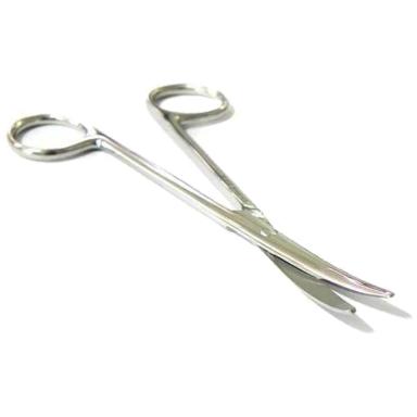 TESOURA METZEMBAUM ABC CURVA 12CM - UNIDADE