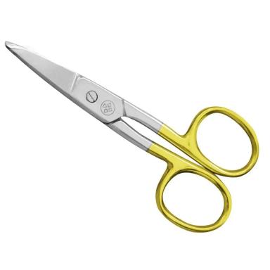 TESOURA PARA UNHAS GOLD MUNDIAL RETA - UNIDADE