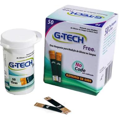 TIRAS REAGENTES G-TECH FREE - 50 TIRAS