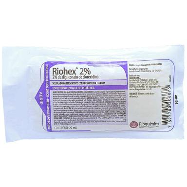 ESCOVA PARA ASSEPSIA RIOHEX 2% DIGLICONATO CLOREXIDINA - UNIDADE