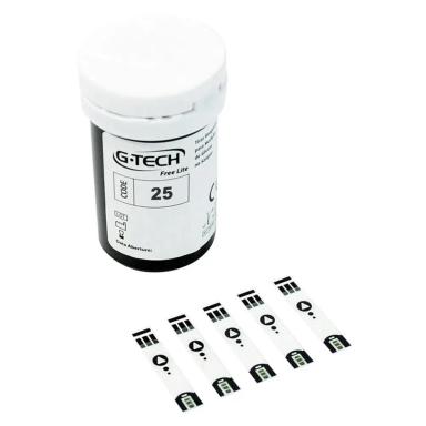 TIRAS REAGENTES LITE G-TECH - 25 TIRAS