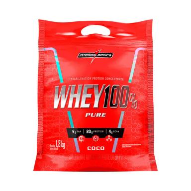 WHEY 100% PURE (1,8KG) COCO INTEGRALMEDICA