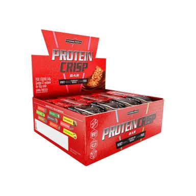 PROTEIN CRISP BAR (540G) 12UN COOKIES &amp;amp;AMP; CREAM INTEGRALMEDICA