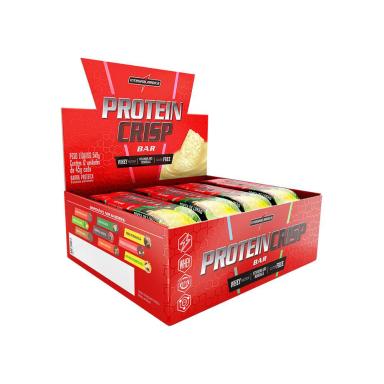 PROTEIN CRISP BAR (540G) 12UN TORTA DE LIMãO INTEGRALMEDICA
