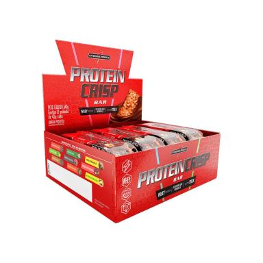 PROTEIN CRISP BAR (540G) 12UN TRUFA DE AVELã INTEGRALMEDICA