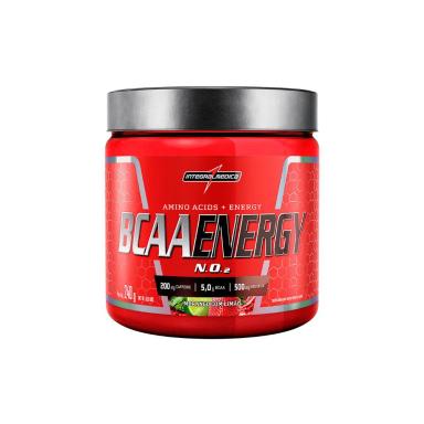 BCAA ENERGY (240G) MORANGO C/ LIMãO INTEGRALMEDICA