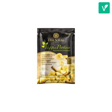 VEGGIE PROTEIN (SACHê) BANANA C/ CANELA ESSENTIAL NUTRITION