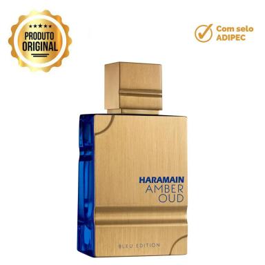 PERFUME AMBER OUD EXCLUSIF BLEU AL HARAMAIN EAU DE PARFUM MASCULINO 60ML