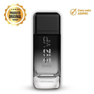 PERFUME 212 VIP BLACK EAU DE PARFUM CAROLINA HERRERA PERFUME MASCULINO 200ML