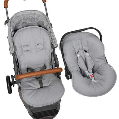 KIT CAPA BB CONFORTO + CAPA CARRINHO CHUMBO BATISTELA BABY