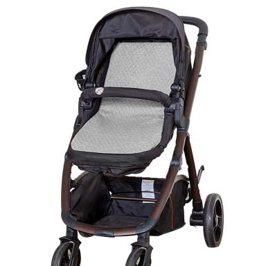 COLCHONETE CARRINHO MOISéS MATELASSê CINZA BATISTELA BABY