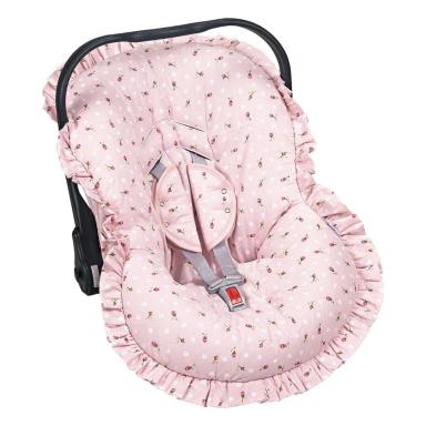 CAPA PARA BEBê CONFORTO 3 PEçAS FLORZINHA BATISTELA BABY