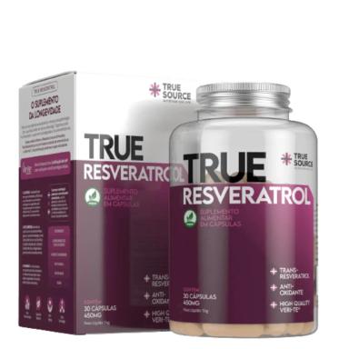 TRUE RESVERATROL 450MG C/ 30 CAPS TRUE SOURCE