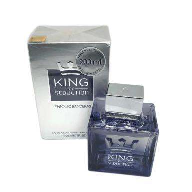 PERFUME ANTONIO BANDERAS KING OF SEDUCTION EDT 200ML - SELO ADIPEC