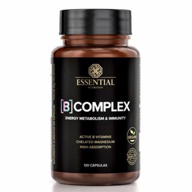 B COMPLEX COMPLEXO B + MAGNÉSIO - 120 CAPS - ESSENTIAL NUTRITION
