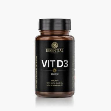 VIT D3 120 CAPSULAS - VITAMINA D 2000UI POR CAPSULAS - ESSENTIAL NUTRITION