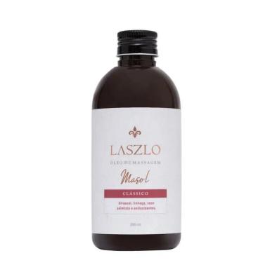 ÓLEO DE MASSAGEM MASOL (GIRASSOL, LINHAçA E COCO PALMISTE) 200ML - LASZLO