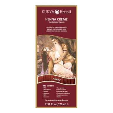 HENNA CREME NATURAL 70ML – SURYA BRASIL Acaju