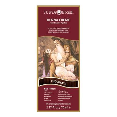 HENNA CREME NATURAL 70ML – SURYA BRASIL Chocolate