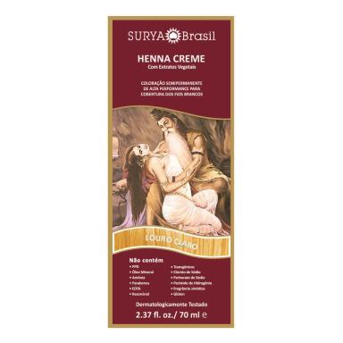 HENNA CREME NATURAL 70ML – SURYA BRASIL Louro Claro