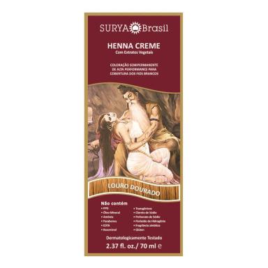 HENNA CREME NATURAL 70ML – SURYA BRASIL Louro Dourado