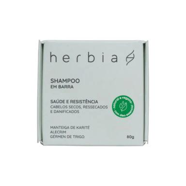 SHAMPOO EM BARRA PARA CABELOS SECOS, RESSECADOS E DANIFICADOS 80G - HERBIA