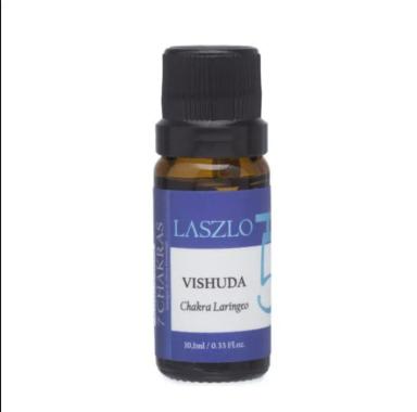 SINERGIA DE ÓLEOS ESSENCIAIS CHAKRAS 5 VISHUDA (LARíNGEO) 10ML - LASZLO