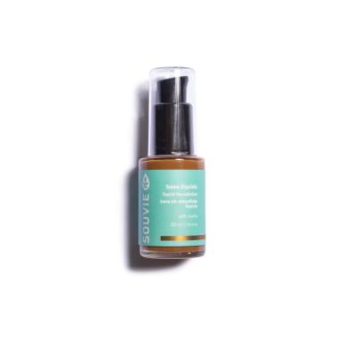 BASE LíQUIDA FACIAL ORGâNICA SOFT MATTE 30ML - SOUVIE Cacau 80 - xpto